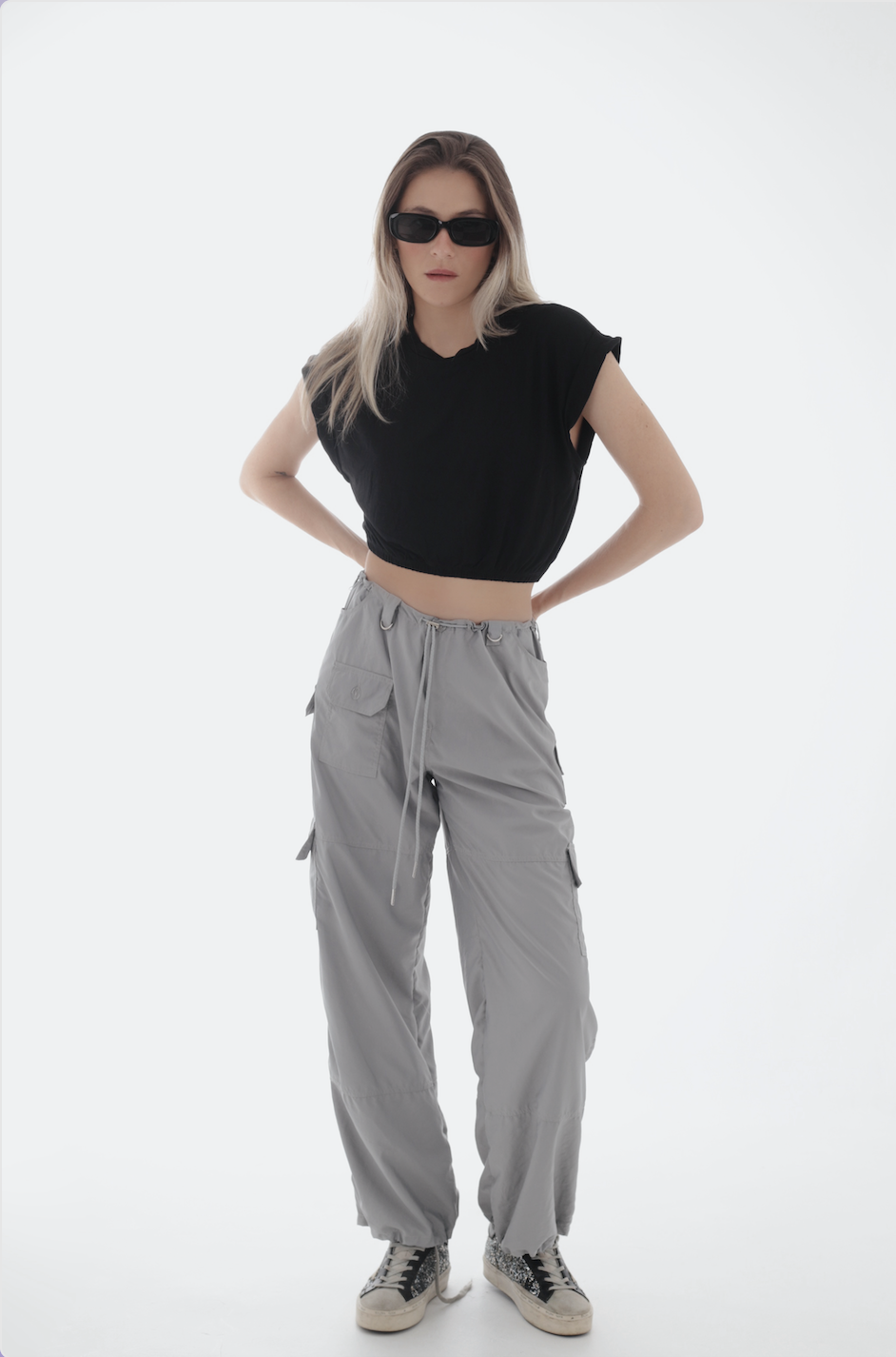 Stormy parachute cargo pants - Lazy Gang